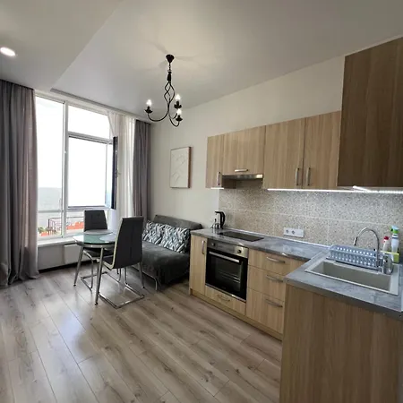 Apartment стильная студия с отдельной спальней с прекрасным видом моря и всей аркадии *