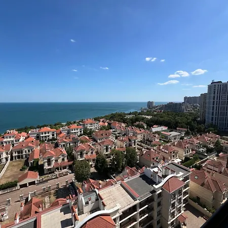 Apartment стильная студия с отдельной спальней с прекрасным видом моря и всей аркадии *
